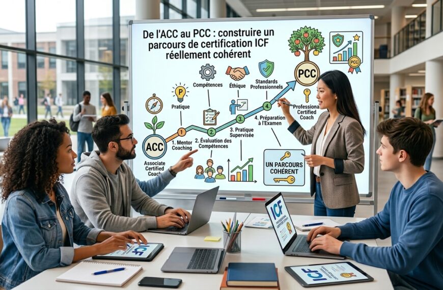 Accréditation ICF : comment structurer son parcours de l’ACC au PCC pour maximiser sa valeur sur le marché du coaching en 2026